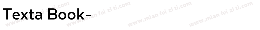 Texta Book字体转换